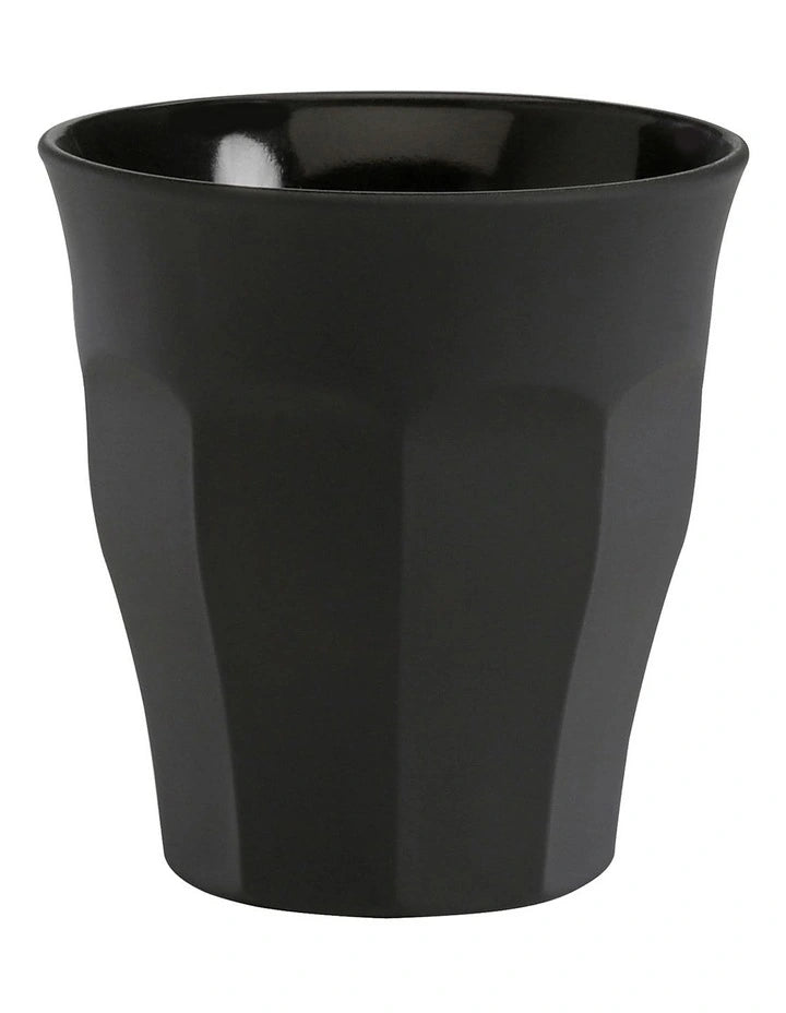 Picardie Soft Touch Black Tumbler 25cl (8 3/4 oz) - Set of 6