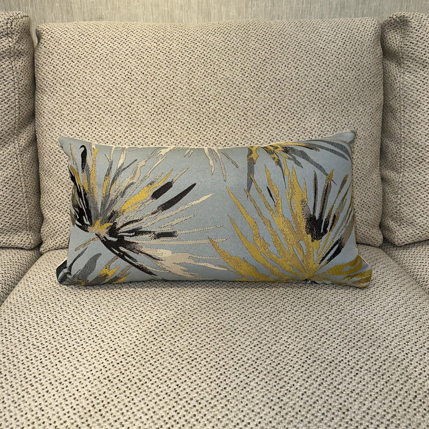 Sky Blue Lumbar Pillow