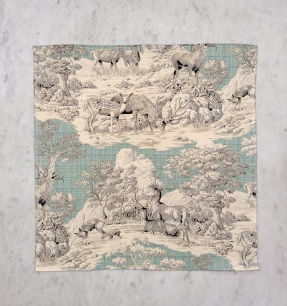 Toile de Jouy Table Linens - Blue