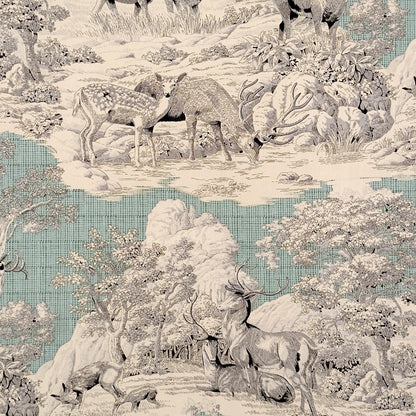 Toile de Jouy Table Linens - Blue