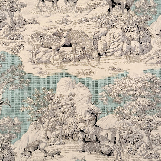 Toile de Jouy Table Linens - Blue